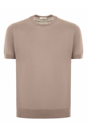 Beige silk and cotton sweater PAOLO PECORA | A010F2002409